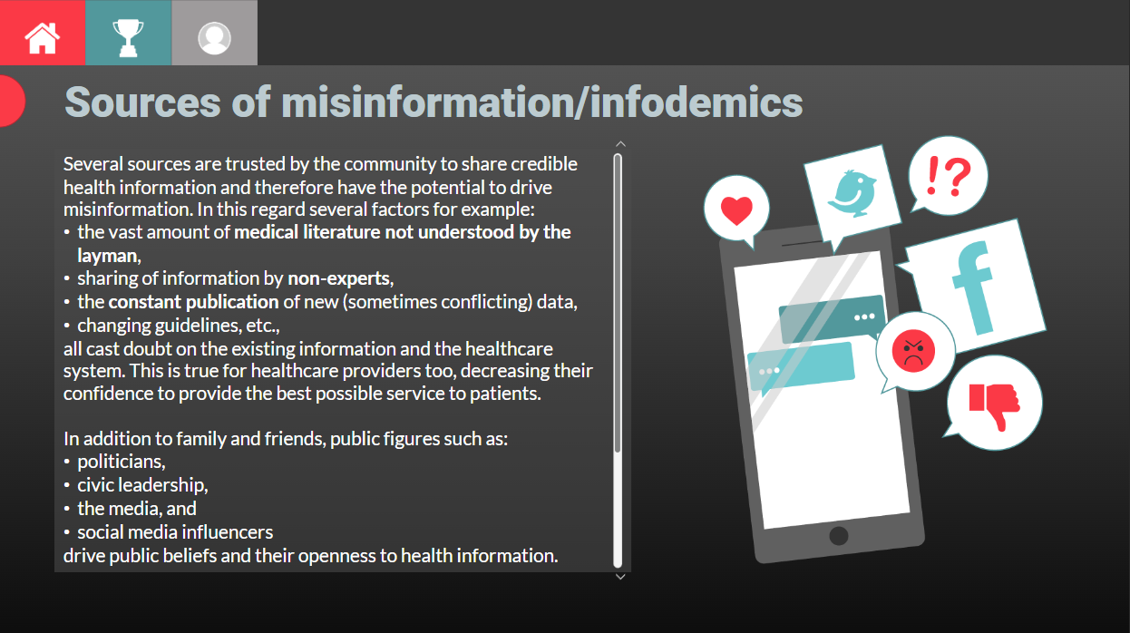 gamified interaction of building a wall against a pathogen